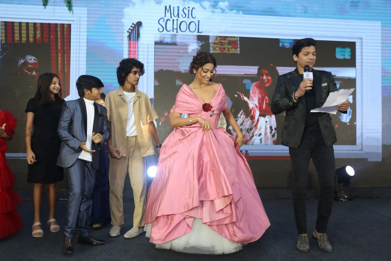 Shriya Saran Music School movie pre release event gallery