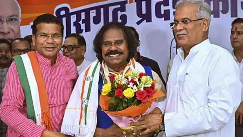 Tribal leader Nand Kumar Sai joins Congress after quitting BJP
