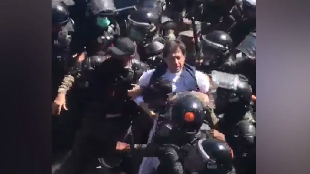 Protests break out in several Pakistan cities as Imran Khan faces arrest