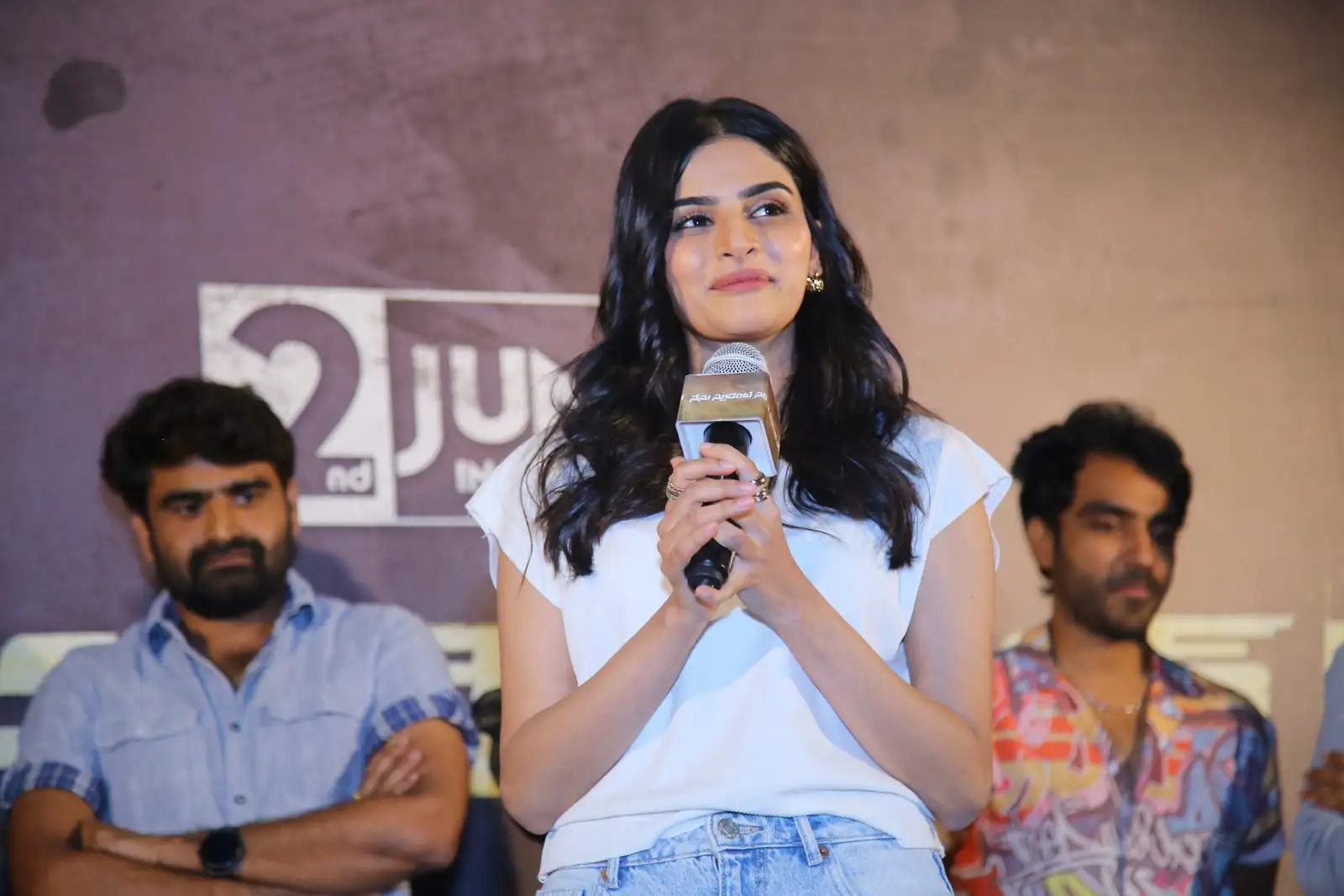 Vishwak Sen Bellamkonda Ganesh Avantika Dasani photos at Nenu Student Sir