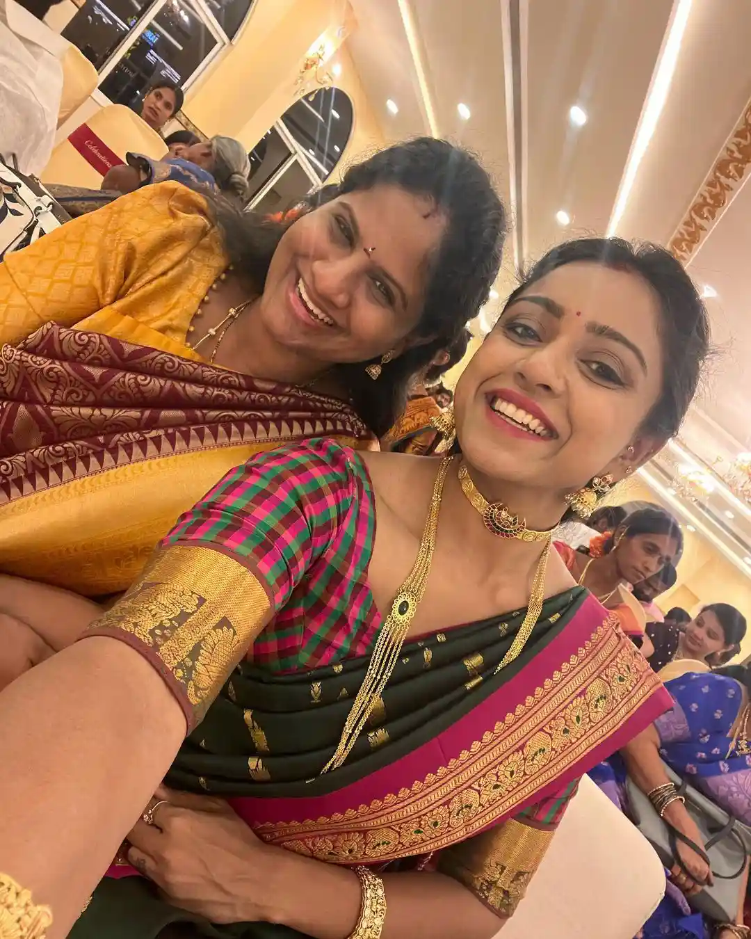 Vithika Sheru shines in Silk Saree at Wedding 