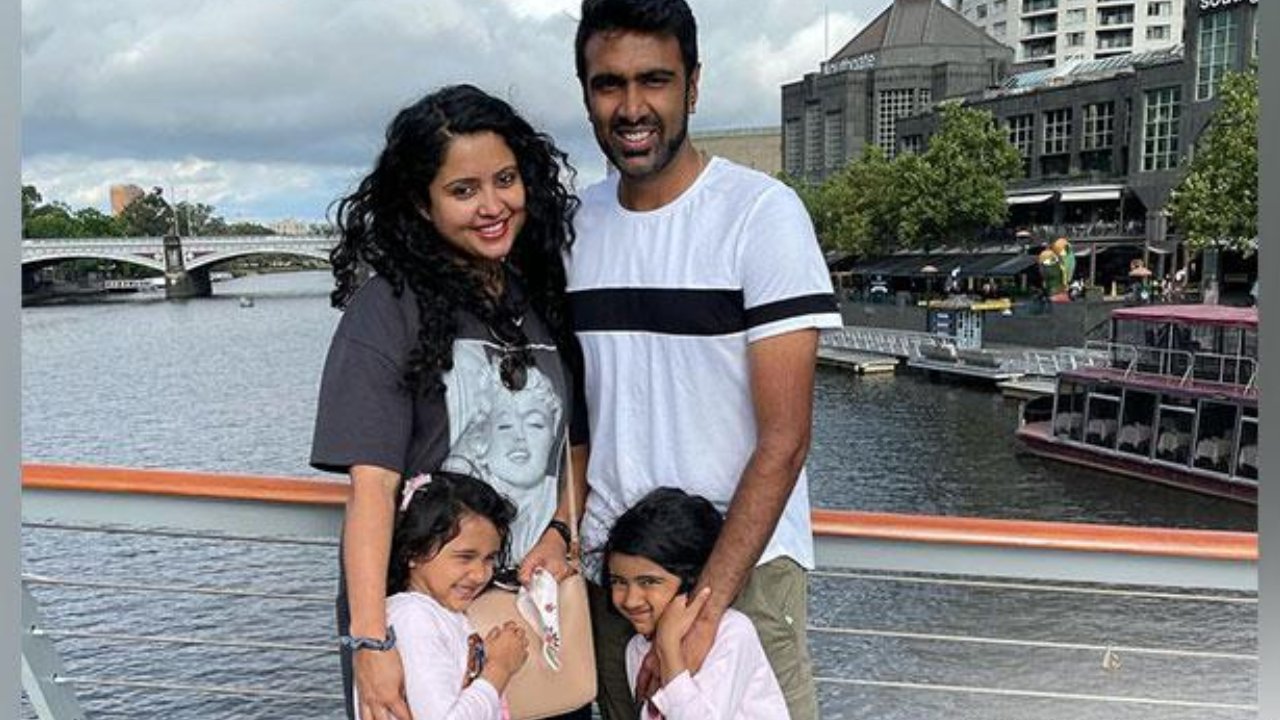 Team India cricketer Ashwin family