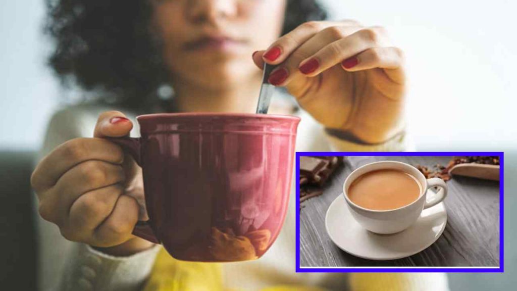 drinking tea