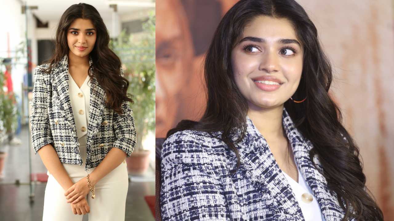 Krithi Shetty : కస్టడీ సక్సెస్ మీట్‌లో కృతి శెట్టి క్యూట్ లుక్స్..