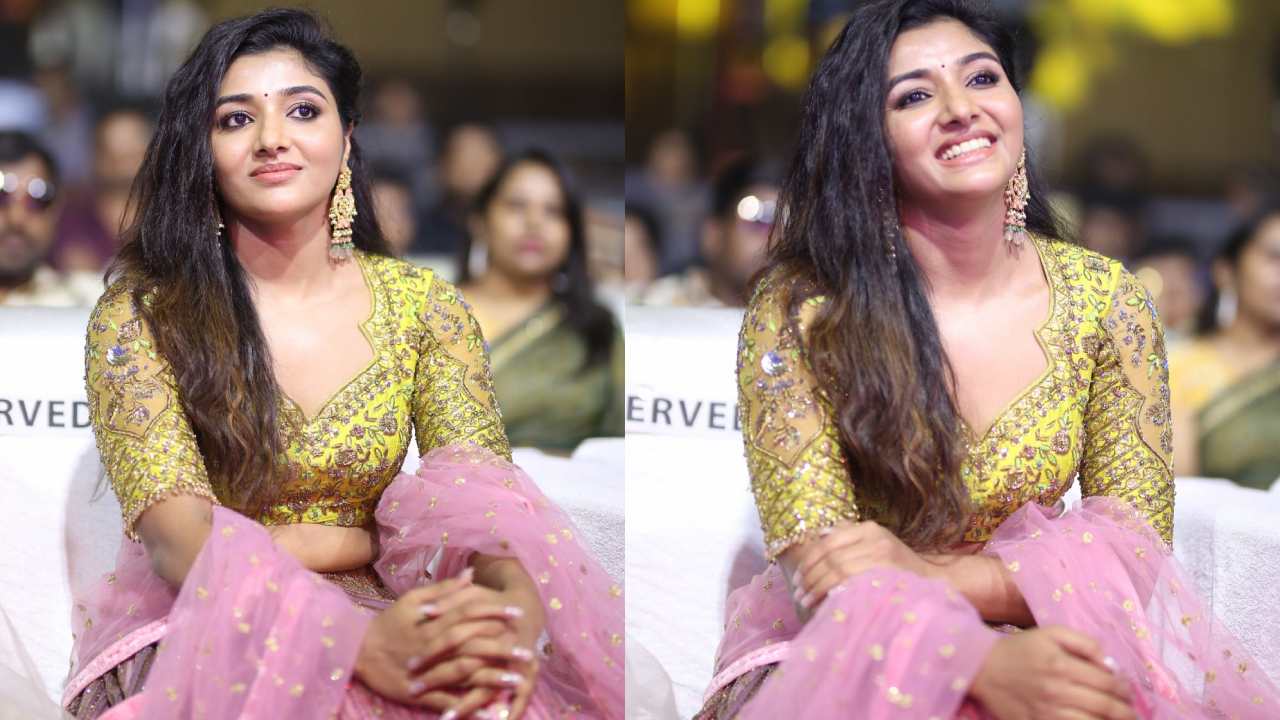 Mirnaa : ఉగ్రం ప్రీ రిలీజ్ ఈవెంట్ లో మెరిసిపోతున్న మిర్నా..