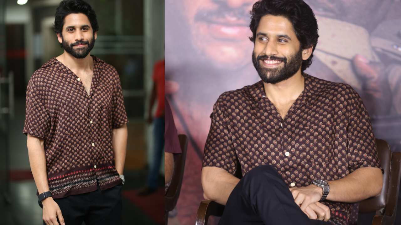 Naga Chaitanya : ఏమున్నాడ్రా బాబు.. కస్టడీ ప్రమోషన్స్ లో చైతూ..