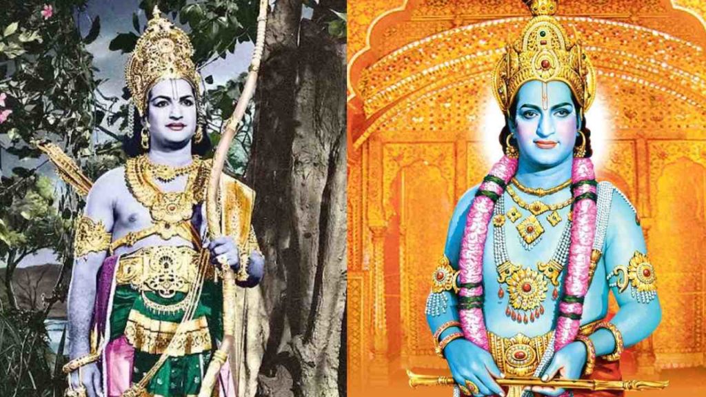 NTR 100 Years special NTR as Sri Krishna