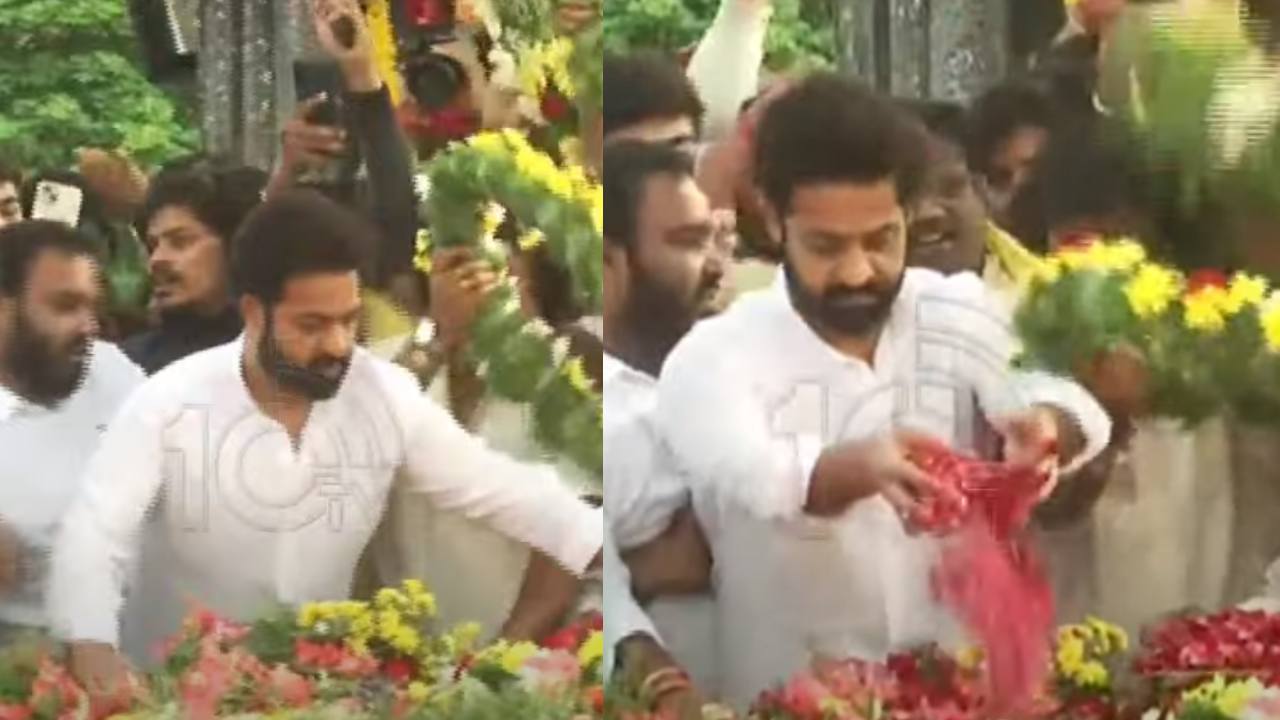 Jr ntr Pays Tribute to NTR