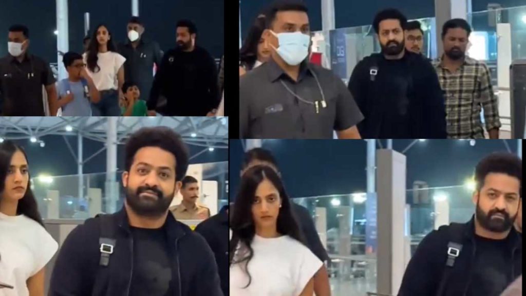 Jr NTR vacation with Family break to Devara Shoot