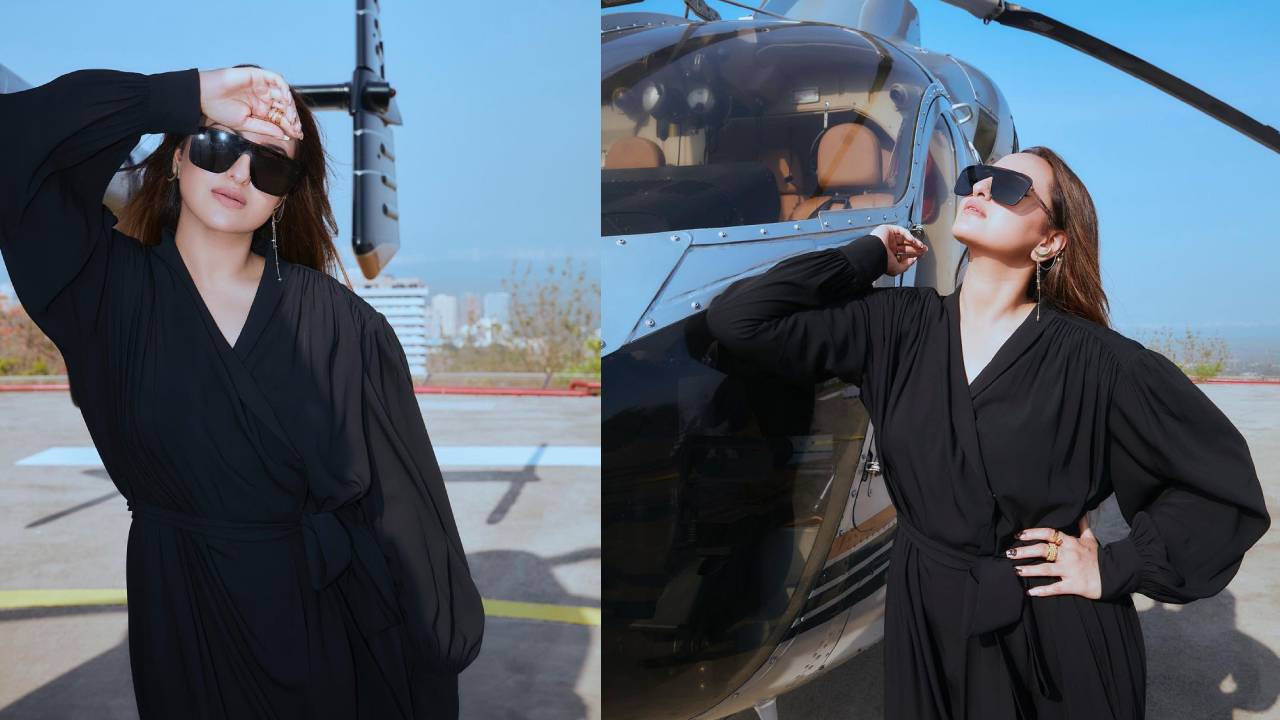 Sonakshi Sinha : హెలికాఫ్టర్ తో సోనాక్షి స్టైలిష్ పోజులు..