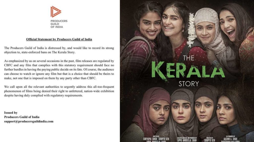 Producers Guild of India and CBFC Members fires in who oppose The kerala Story Movie