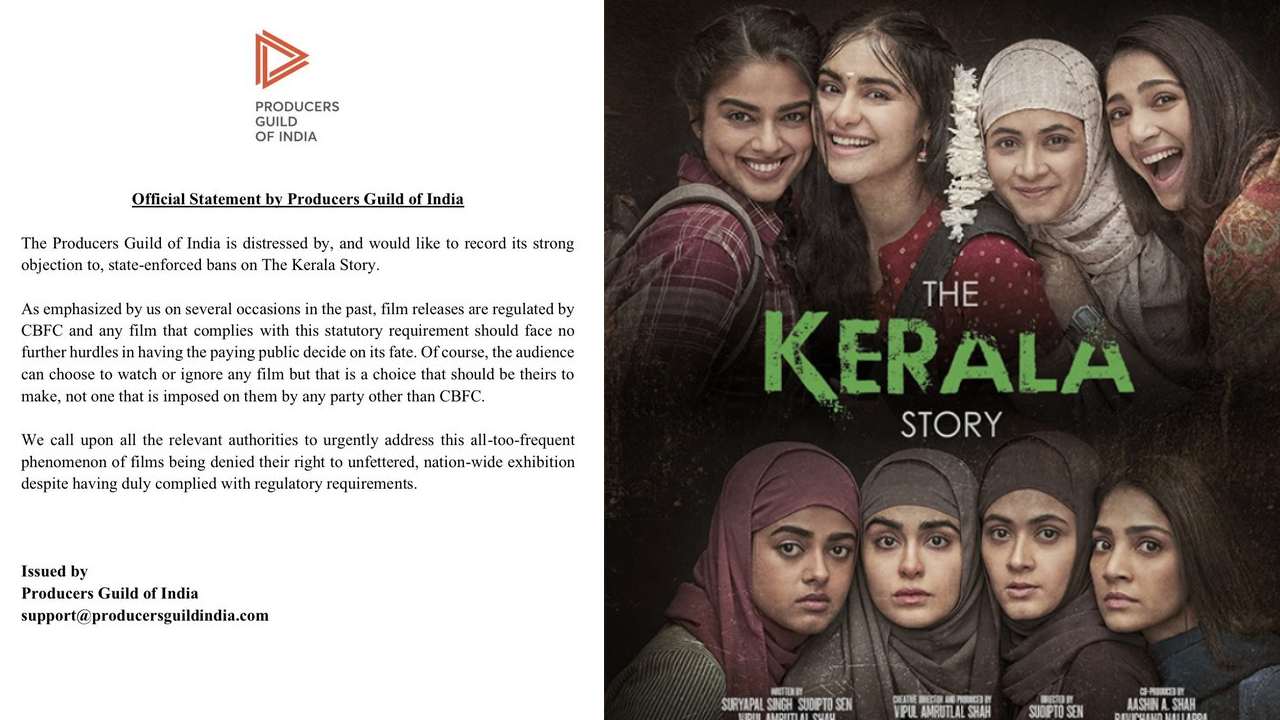 The Kerala Story : ‘ది కేరళ స్టోరీ’ నిషేధించాలి అనే వారిపై.. ఫైర్ అయిన ప్రొడ్యూసర్స్ గిల్డ్ అఫ్ ఇండియా, సెన్సార్ బోర్డు మెంబర్స్.. The Kerala Story : ‘ది కేరళ స్టోరీ’ నిషేధించాలి అనే వారిపై.. ఫైర్ అయిన ప్రొడ్యూసర్స్ గిల్డ్ అఫ్ ఇండియా, సెన్సార్ బోర్డు మెంబర్స్..