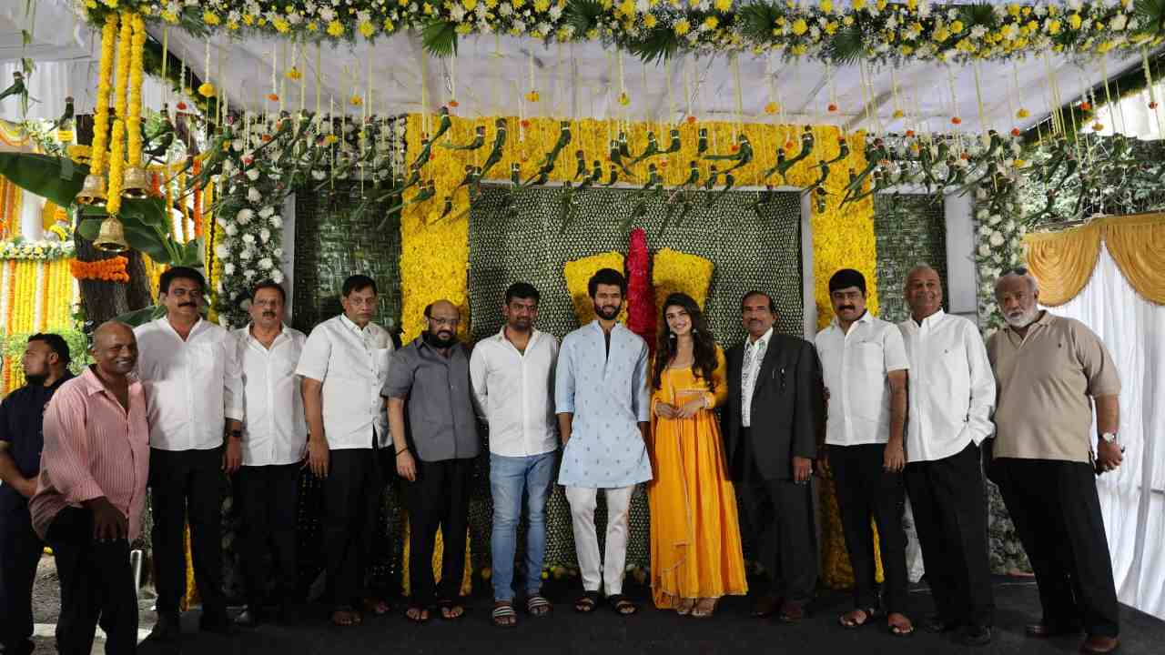 Vijay Devarakonda new movie VD12 opening sreeleela as Heroine