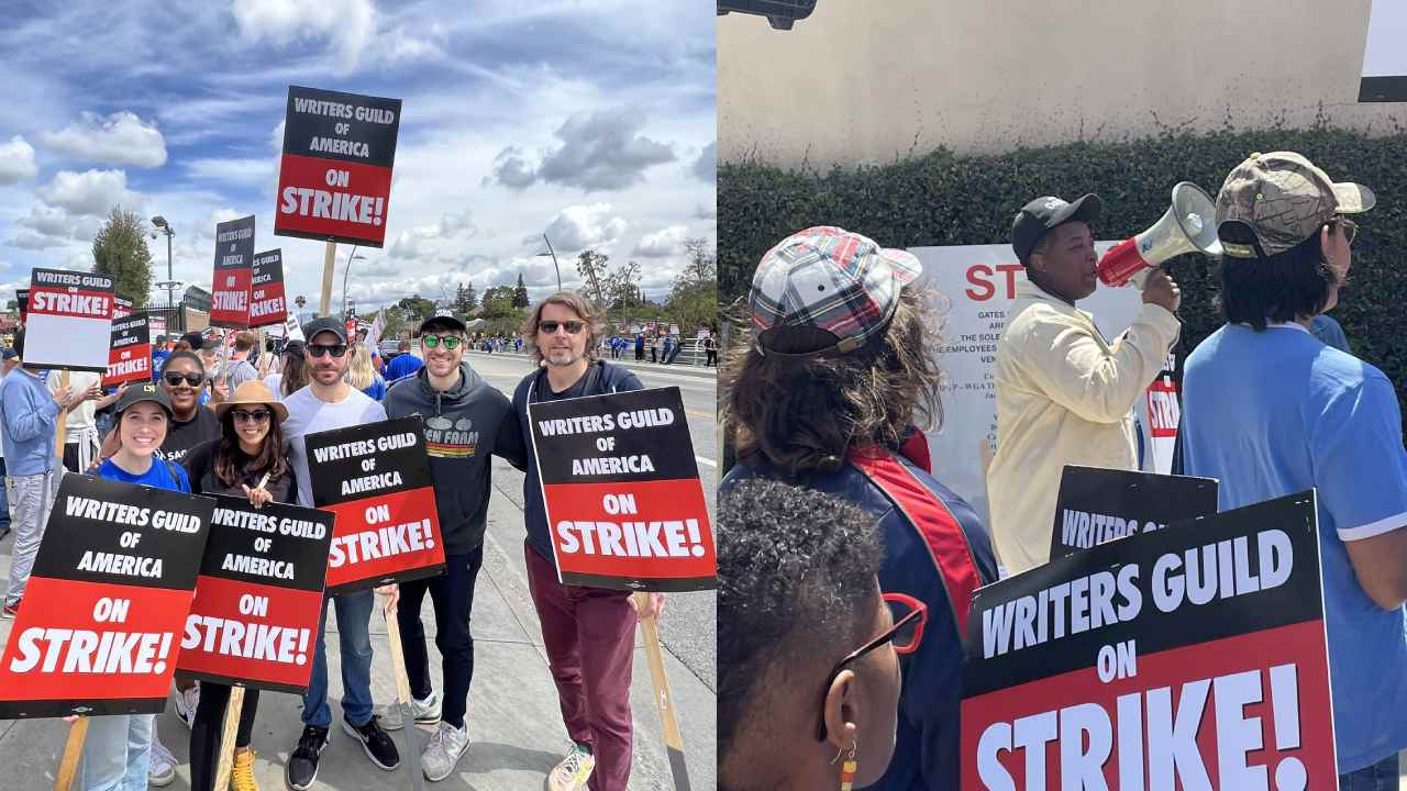 Writers Guild of America : స్ట్రైక్ చేస్తున్న రైటర్స్.. ఏం చేయాలో తెలియని స్థితిలో హాలీవుడ్, నెట్ ఫ్లిక్స్, అమెజాన్.. Writers Guild of America : స్ట్రైక్ చేస్తున్న రైటర్స్.. ఏం చేయాలో తెలియని స్థితిలో హాలీవుడ్, నెట్ ఫ్లిక్స్, అమెజాన్..