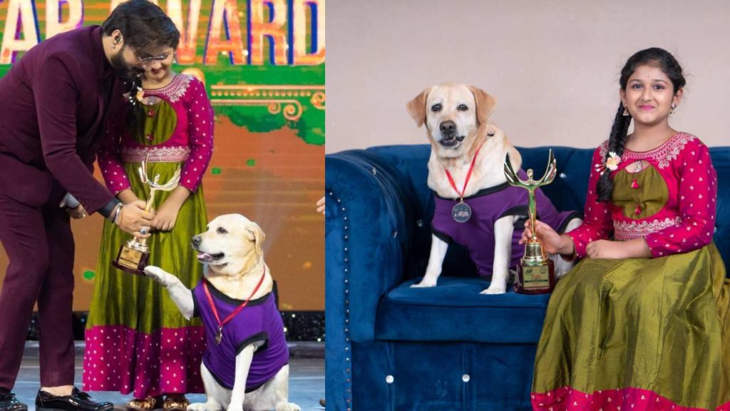 777 Charlie Dog Received Best Performer award