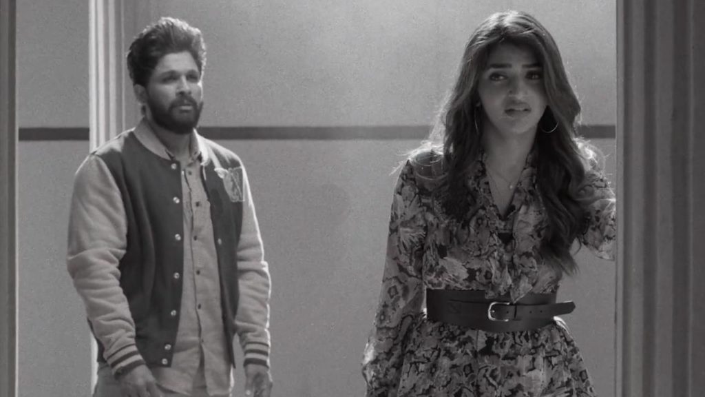 Allu Arjun and Sreeleela promotion video for aha under trivikram direction