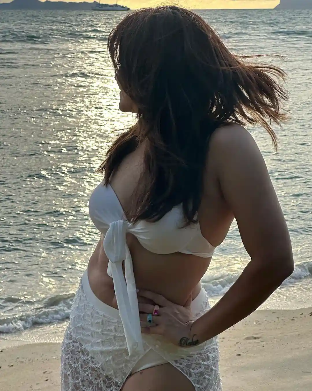 Anasuya Bharadwaj Enjoying in Bikini at Thailand Beaches 