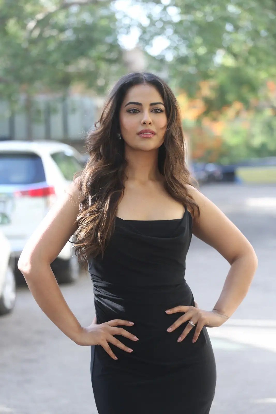 Avika Gor photo shoot in Black Dress