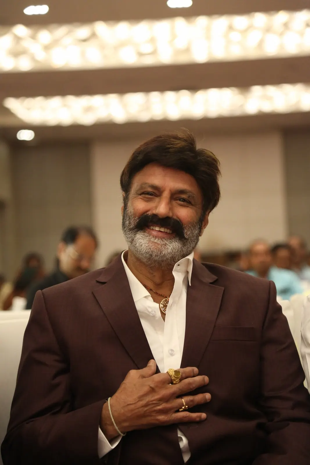 Balakrishna stylish looks in Suit on his Birthday Celebrations