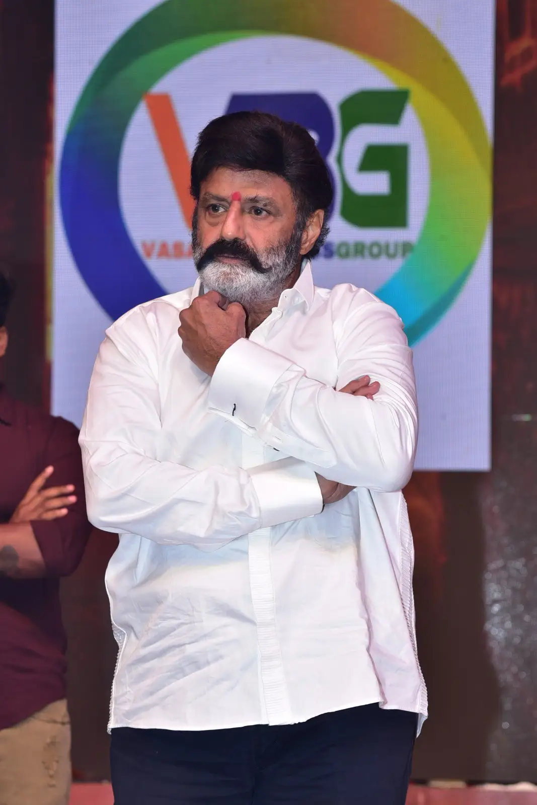 Balakrishna at Jagapathi Babu Mamta Mohandas Rudrangi pre release event