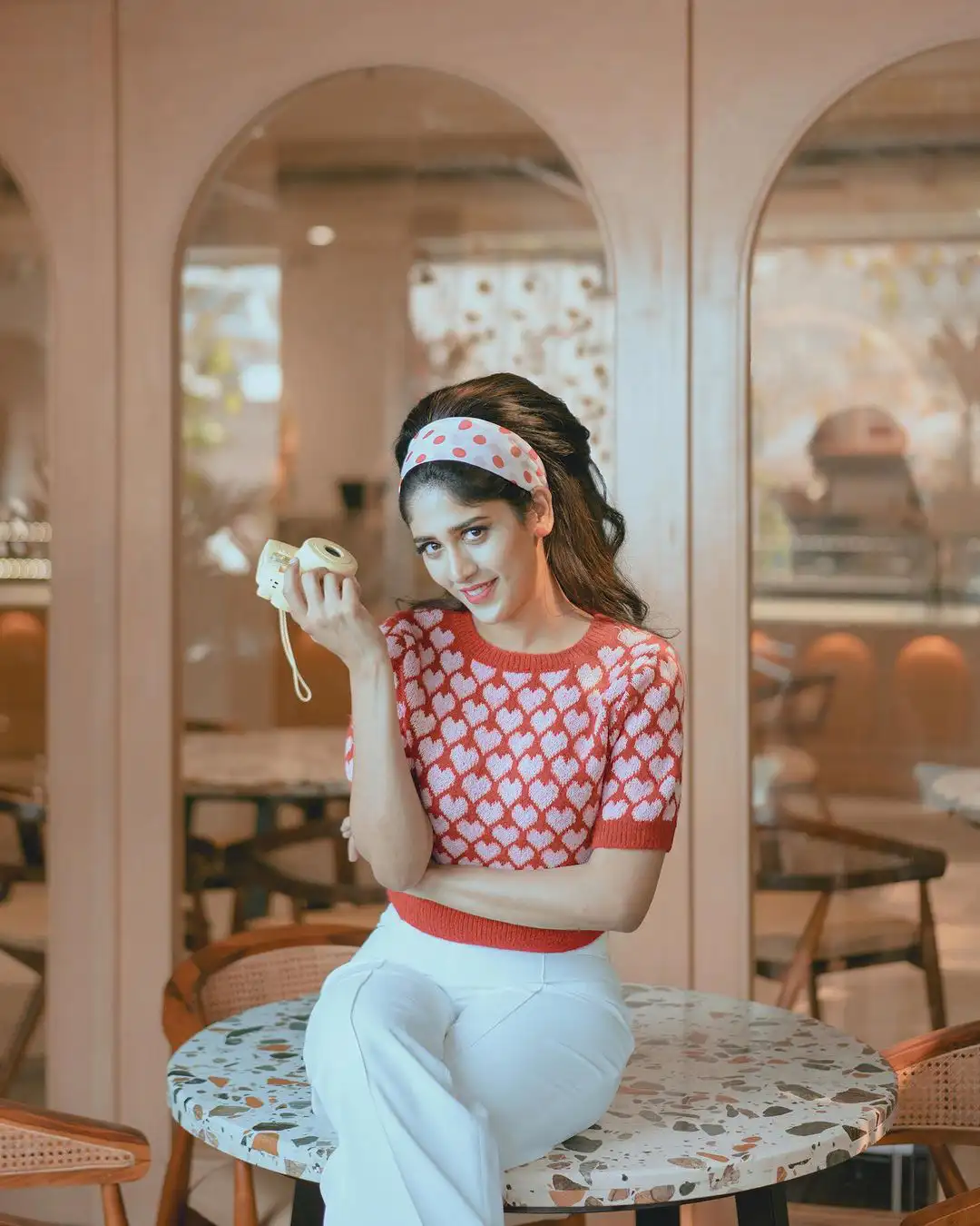 Chandini Chowdary cute photos in Retro Look
