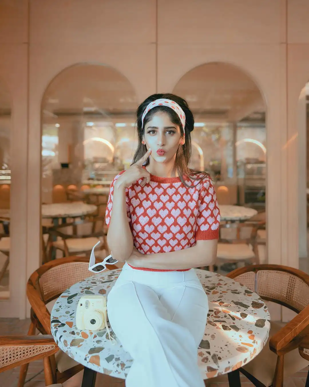 Chandini Chowdary cute photos in Retro Look