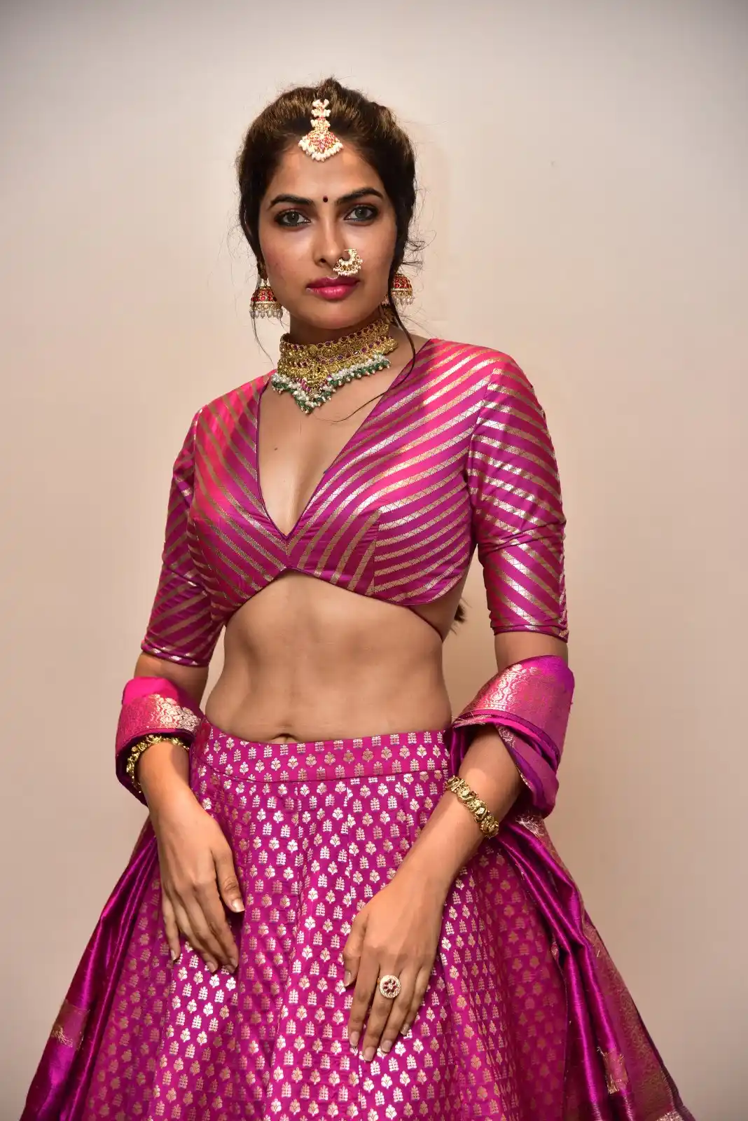 Divi Vadthya Photos at Rudrangi pre release event