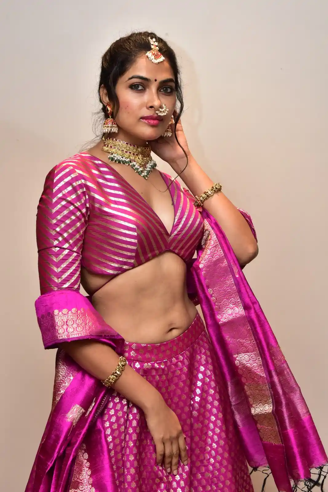 Divi Vadthya Photos at Rudrangi pre release event