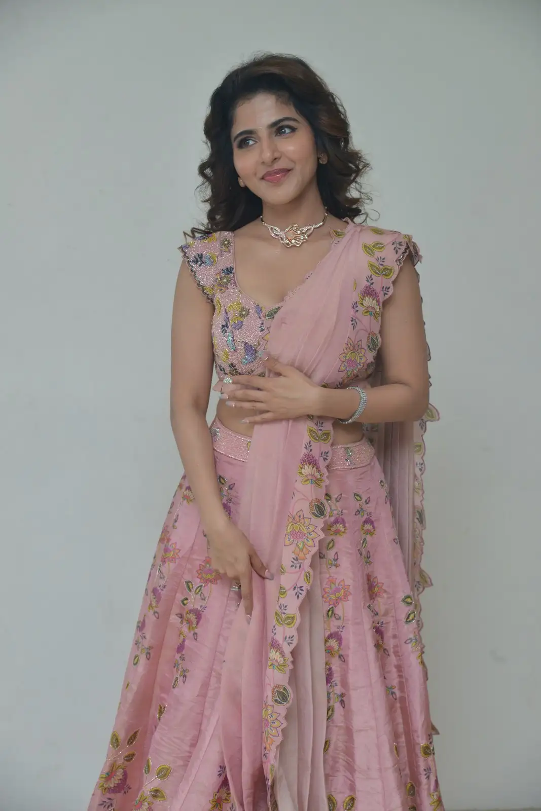 Iswarya Menon Shines in Spy Movie Success Meet