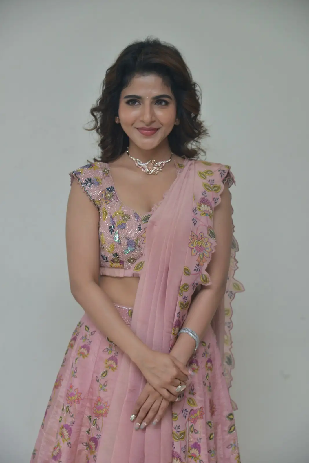 Iswarya Menon Shines in Spy Movie Success Meet