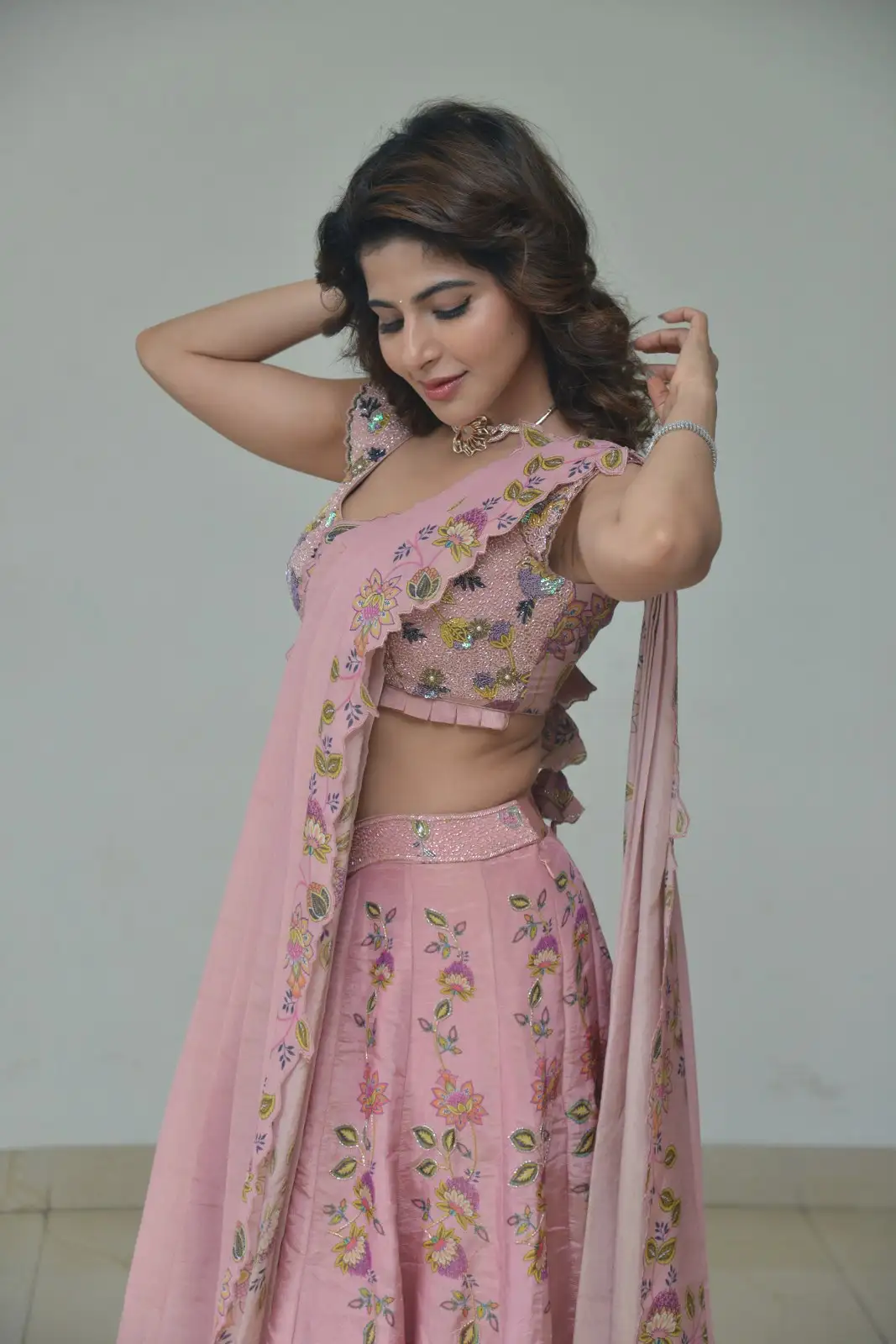 Iswarya Menon Shines in Spy Movie Success Meet
