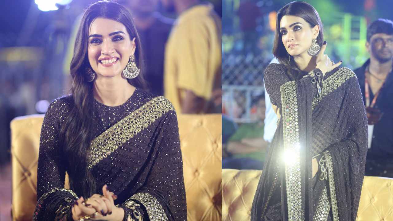 Kriti Sanon : ప్రభాస్ ఆదిపురుష్ ఈవెంట్‌లో చీరలో మెరిసిన కృతిసనన్..