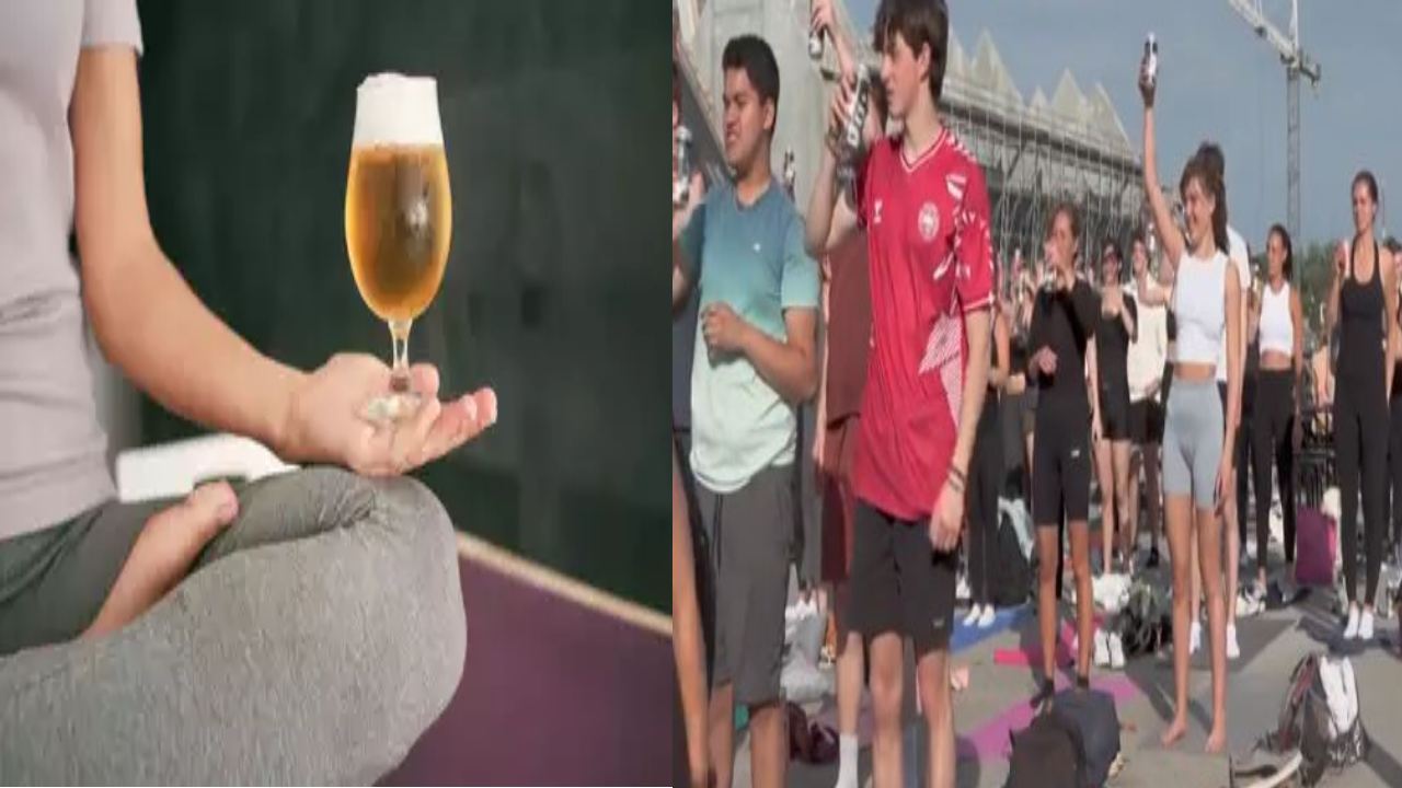 Beer Yoga : ‘బీర్ యోగా’ కొత్త ట్రెండ్పై మండిపడుతున్న భారతీయులు Beer Yoga : ‘బీర్ యోగా’ కొత్త ట్రెండ్పై మండిపడుతున్న భారతీయులు