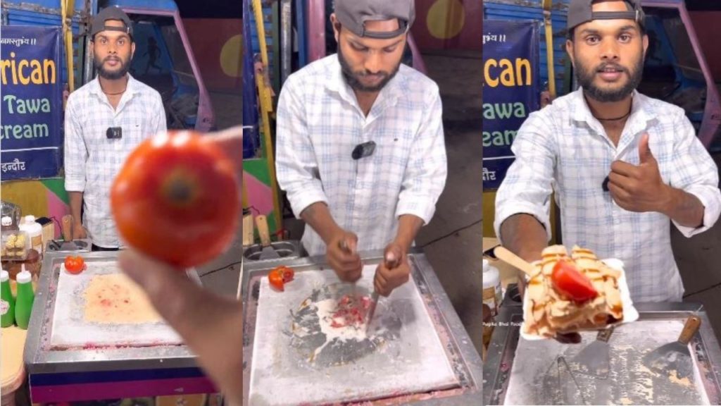 Tomato ice cream