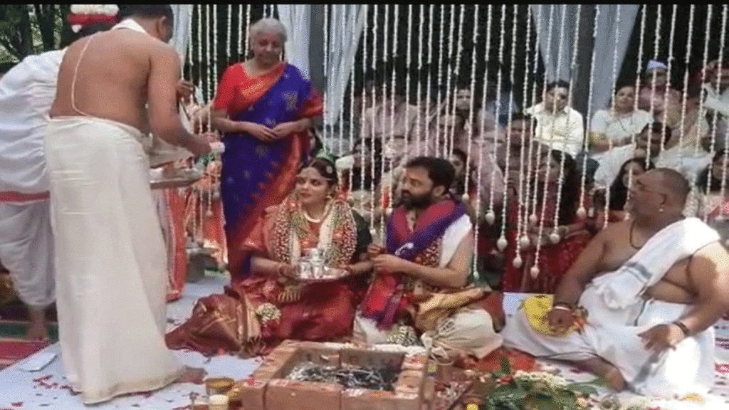 Nirmala Sitharaman daughter gets married