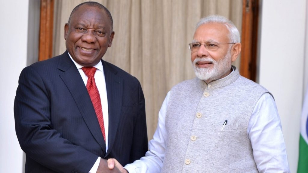 PM Modi and South African President (File Photo)
