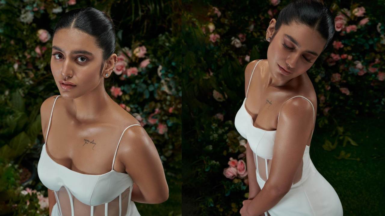 Priya Prakash Varrier : వైట్ డ్రెస్‌లో హాట్ ఫోజులతో ప్రియా వారియర్..