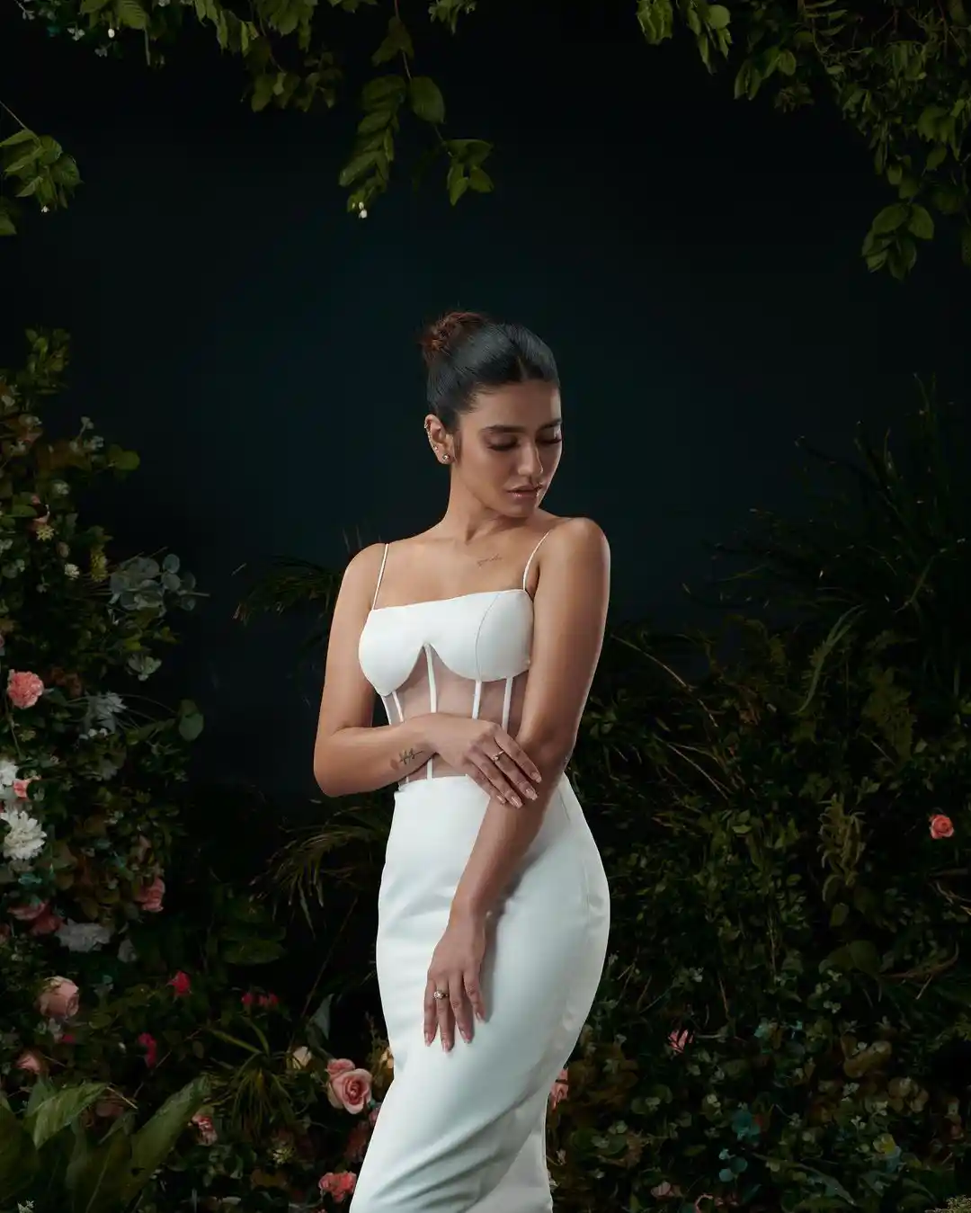 Priya Prakash Varrier stunning looks in White Dress