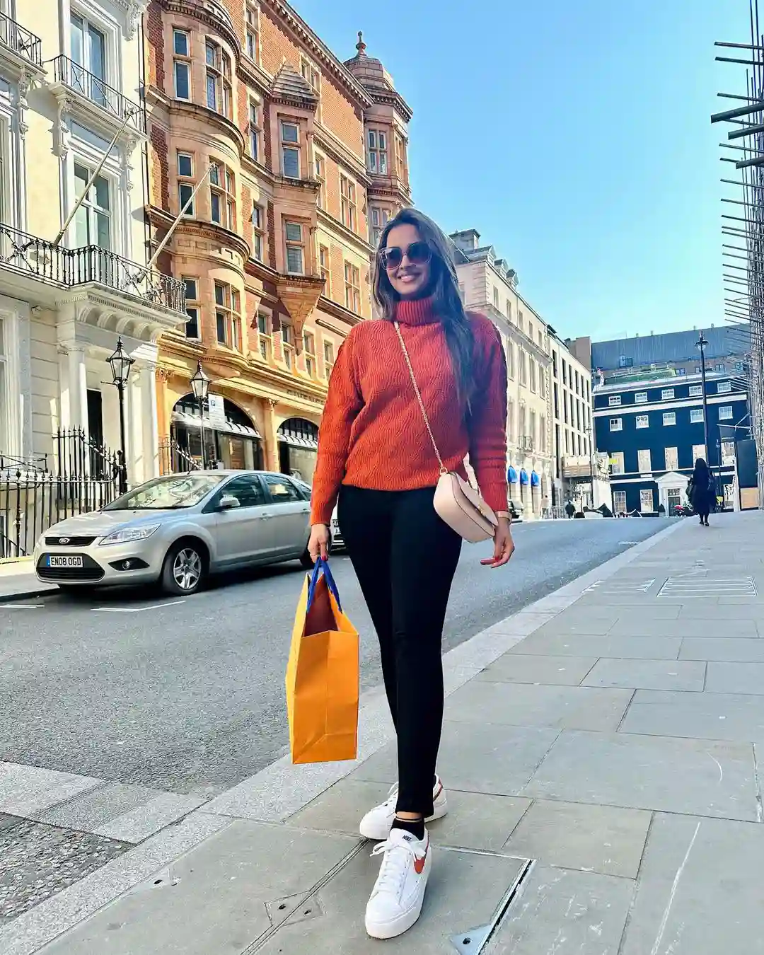 Pujita Ponnada enjoying in England
