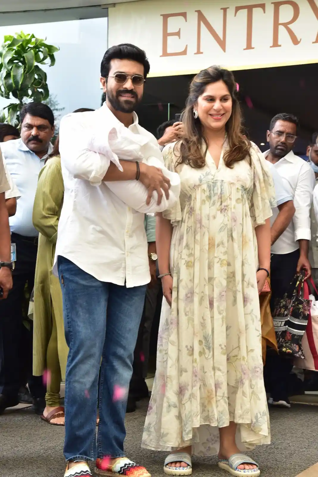 Ram Charan Upasana With Mega Princess Photos gone viral