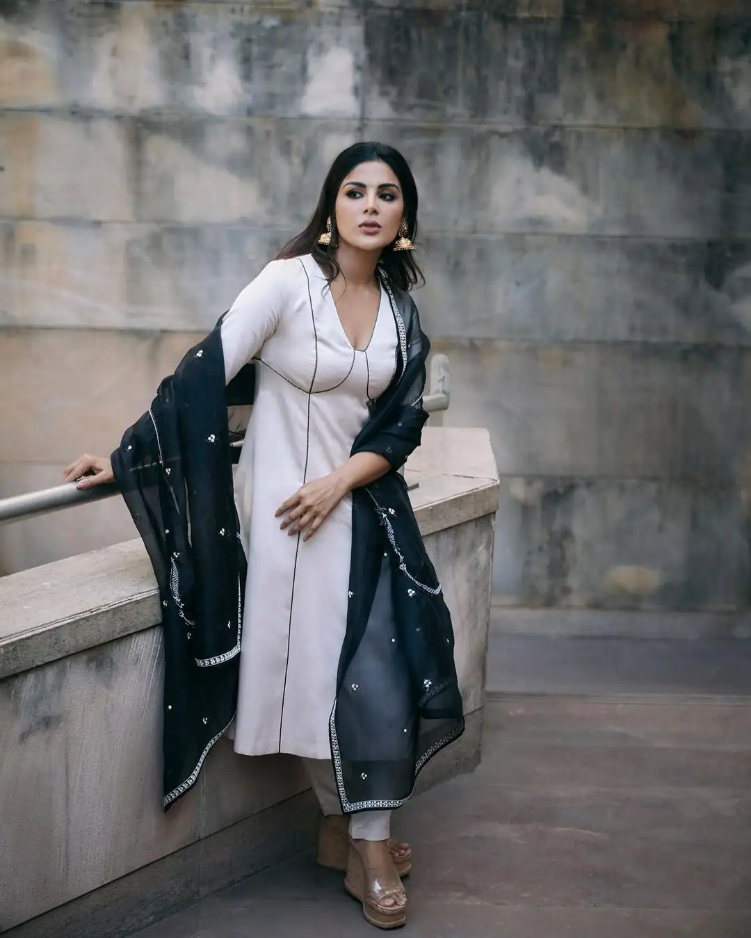 Samyuktha Classy Looks in Chudidar