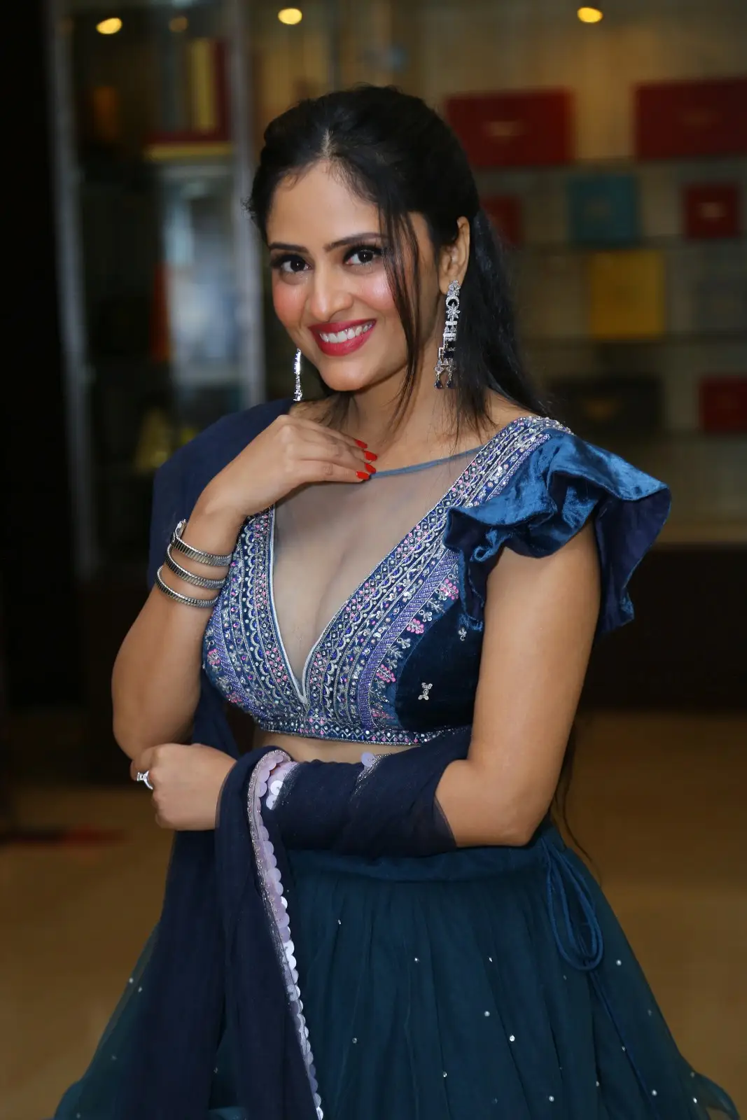 Sanya Thakur Photos at Nikhil Siddhartha Spy Movie Pre Release Event