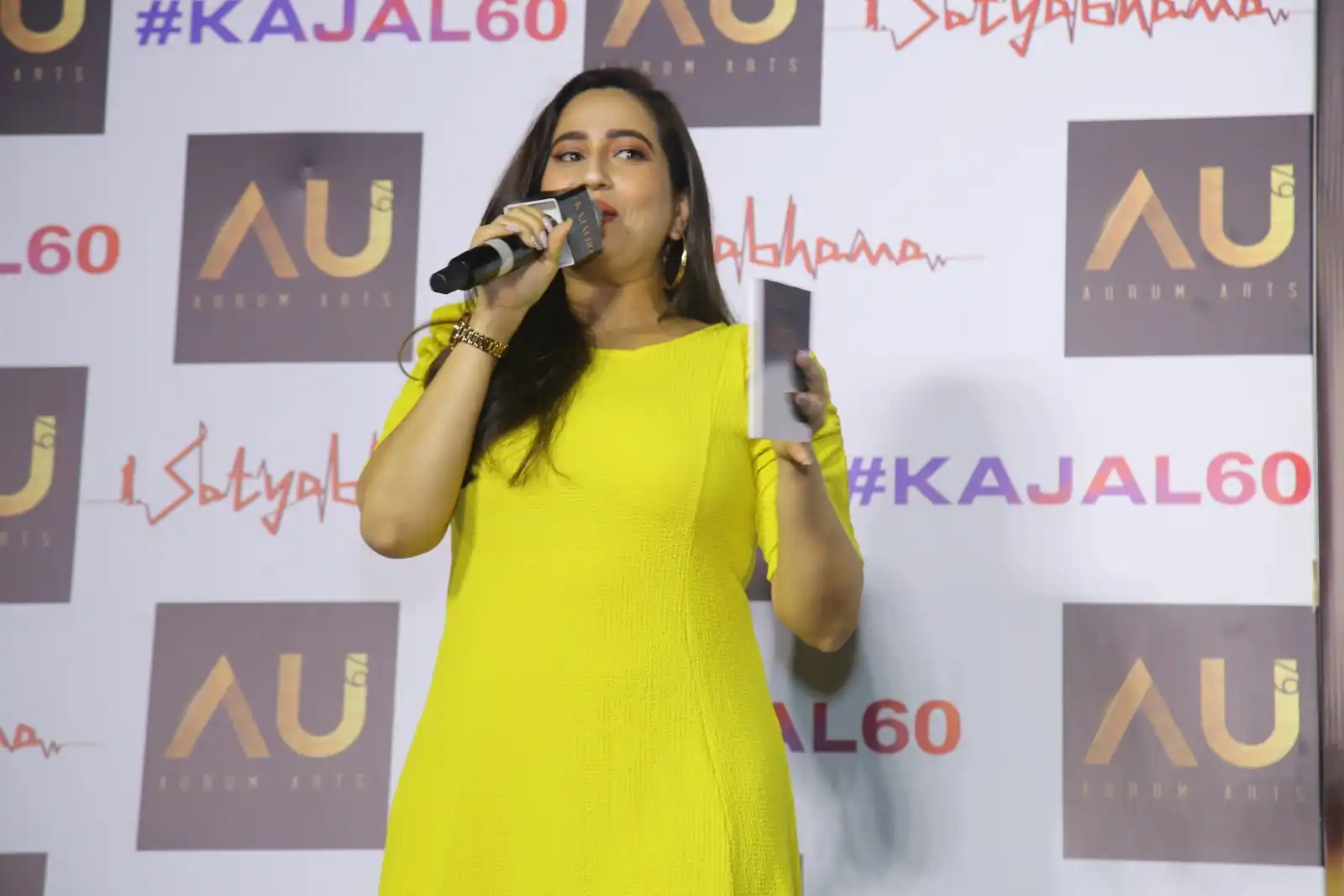 Kajal Aggarwal 60th Movie Satyabhama glimpse launch event