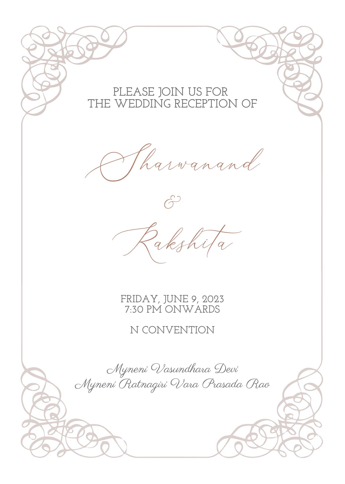 Sharwanand wedding reception and Varun Tej Engagement tomorrow