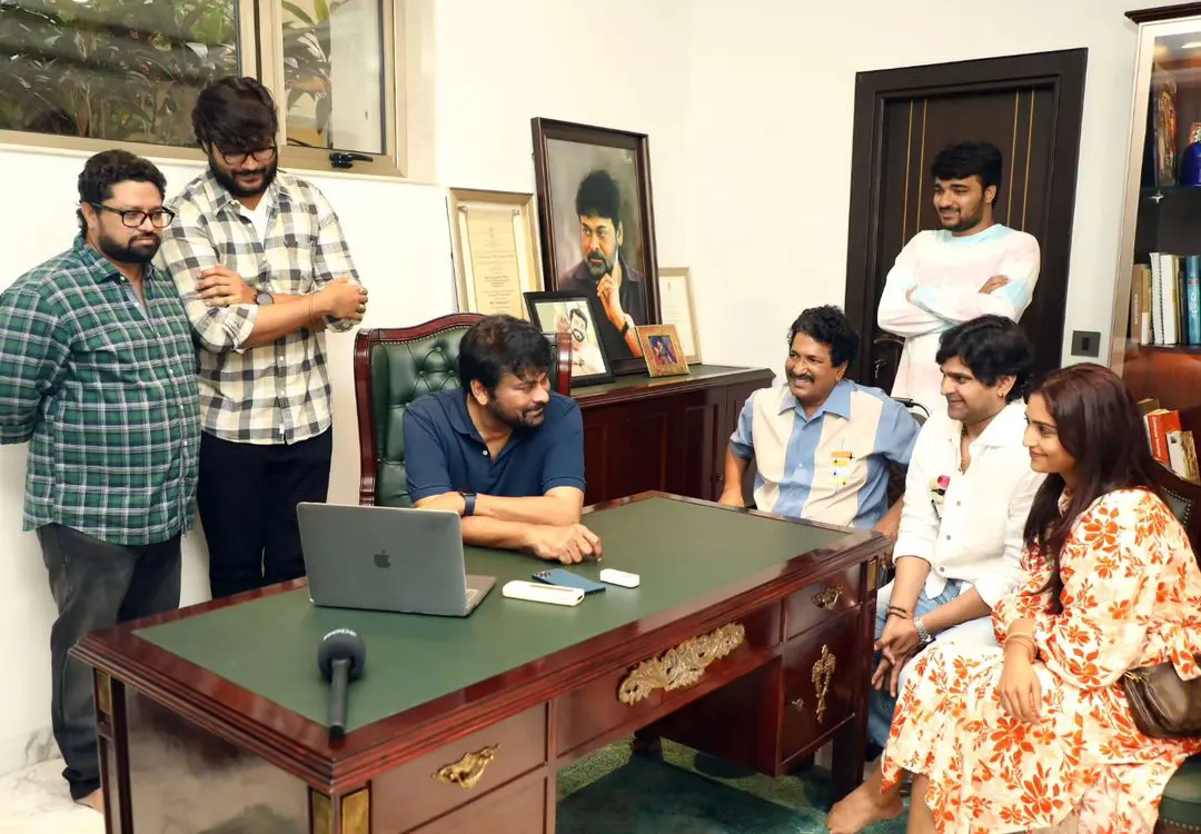 Sree Vishnu Reba Monica John Samajavaragamana Trailer released by Chiranjeevi Photos