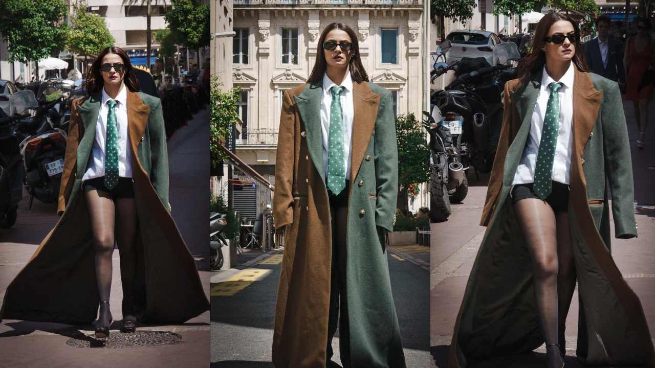 Surveen Chawla : ఇంత పెద్ద కోటు ఏంట్రా బాబు.. కాన్స్‌లో సుర్వీన్ చావ్లా వెరైటీ డ్రెస్