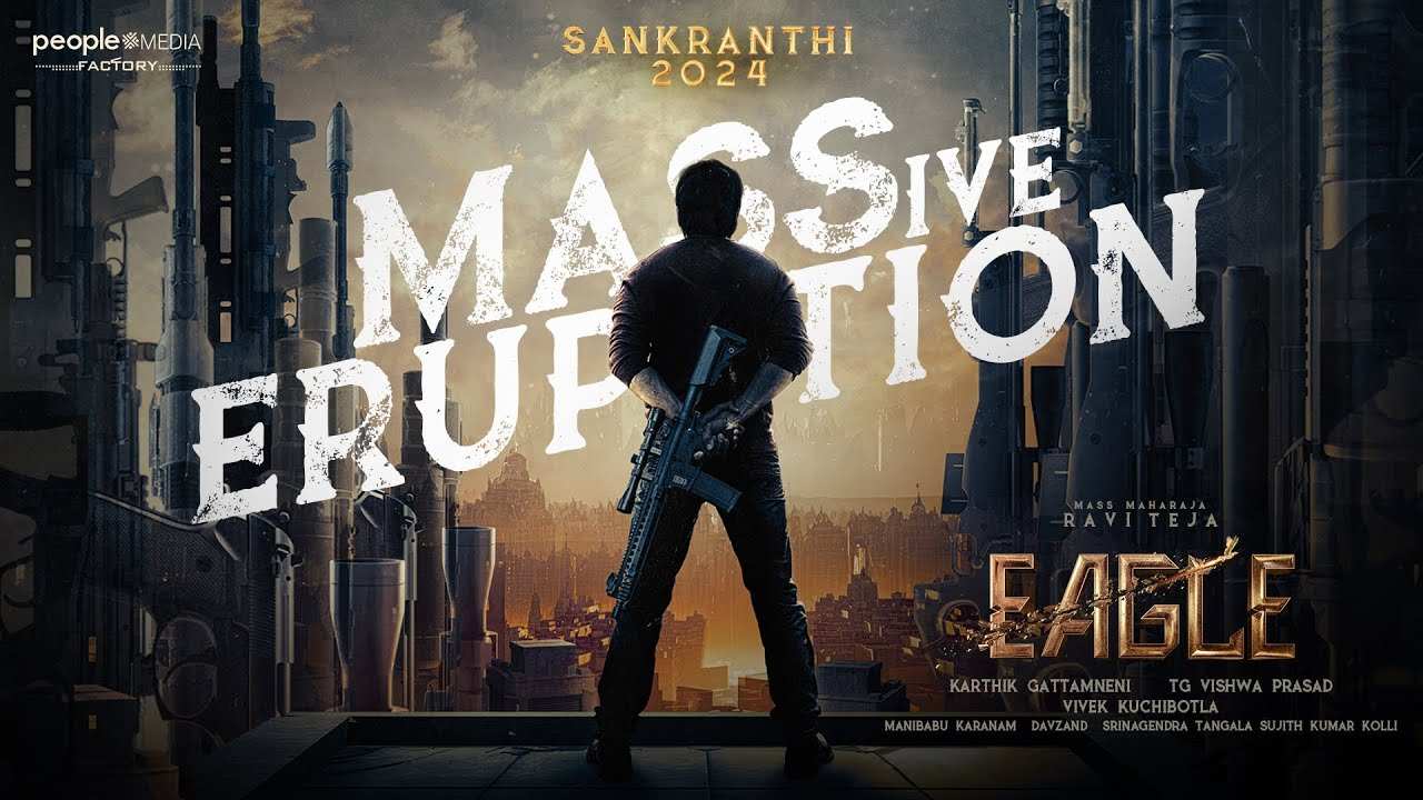 Raviteja Eagle : స్పై యాక్షన్ థ్రిల్లర్గా రవితేజ ఈగల్.. టైటిల్ టీజర్ అదిరిపోయింది! Raviteja Eagle : స్పై యాక్షన్ థ్రిల్లర్గా రవితేజ ఈగల్.. టైటిల్ టీజర్ అదిరిపోయింది!
