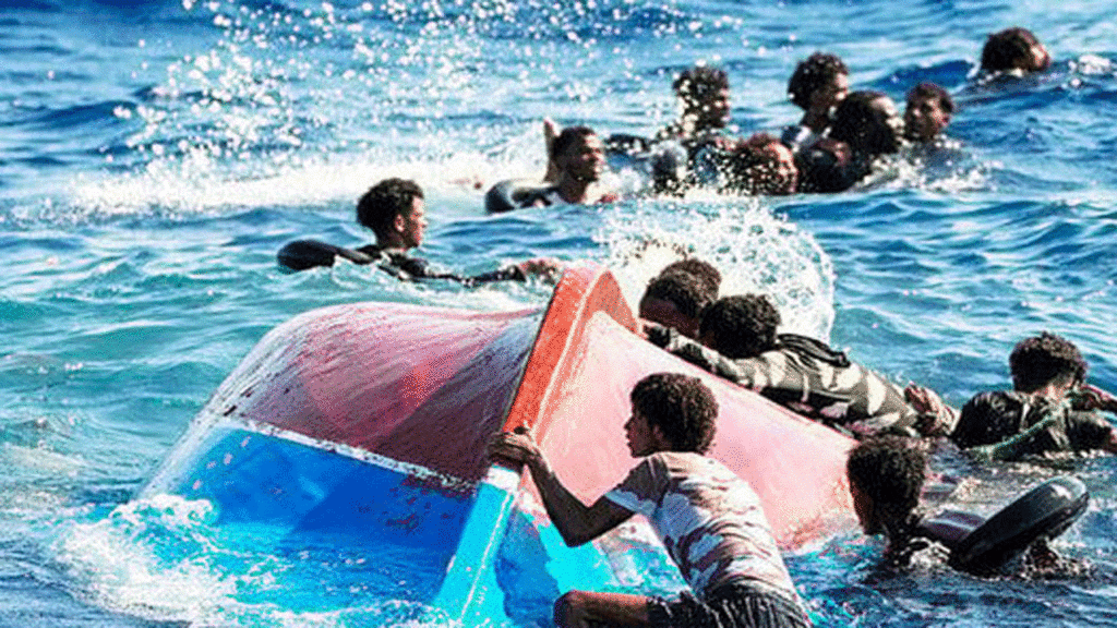 Tunisian coast boats capsized