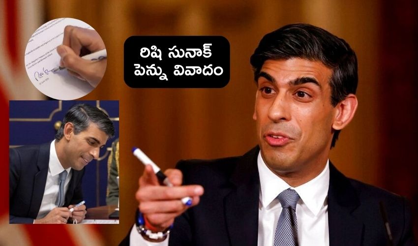 UK PM Rishi Sunak Pen controversy