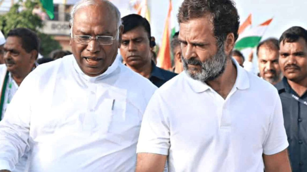 congress chief mallikarjuna kharge and leader rahul gandhi arrived patna for attending opposition meet